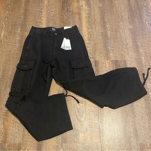 NWT BDG Urban Outfitters Black Cargo Pants Size 29W 32L